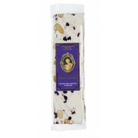 Barre Nougat Myrtille fruits